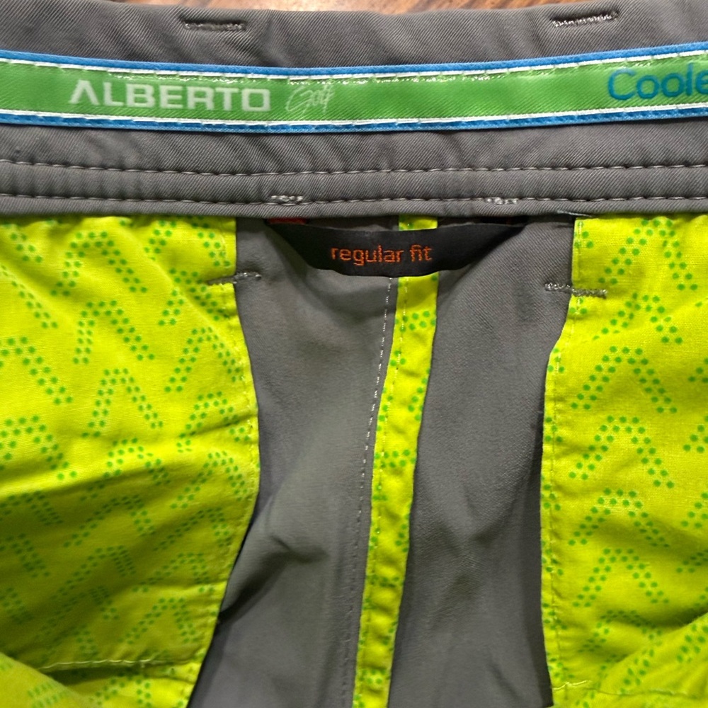 ALBERTO Rookie 3xDry® Cooler Golf Pants Gray Regular Fit Article R5535-971 - Picture 5 of 6